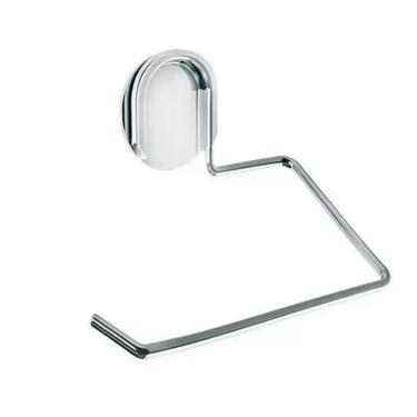 Imagem de Papeleira Porta Papel Adesiva Wire Cromada Smartfix