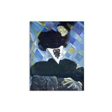 Imagem de Zeichn8u Pôster Max Ernst Reproduções Euclides de pinturas famosas Surrealismo Tela de parede Max Ernst Decoração de parede para presentes de sala de estar 80 x 60 cm (32 x 24 polegadas) sem moldura