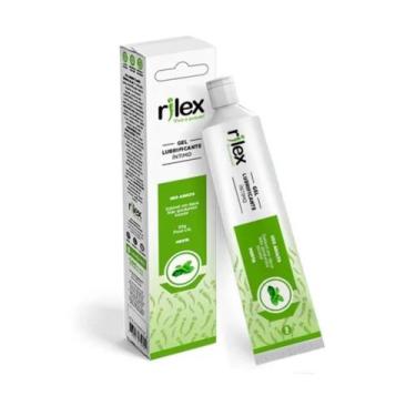 Imagem de Gel Lubrificante Íntimo Rilex 50g solúvel em água incolor sabor menta