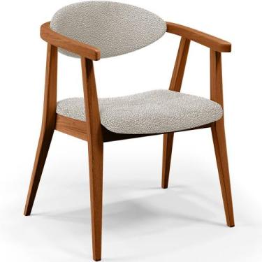 Imagem de Poltrona Decorativa Para Sala De Estar E Recepção Cecília L02 Bouclê C