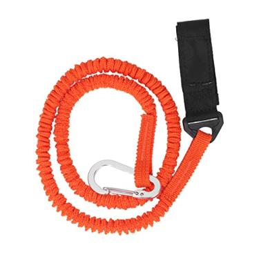 Imagem de Trela ​​de Remo de Caiaque Profissional Evita Perda de Cordão Elástico, Caiaque, Pesca, Barco, Laranja