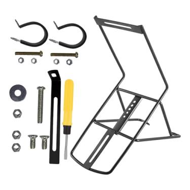 Imagem de Aymzbd Bagageiro Dianteiro para Bicicleta, Suporte de Carga para Bicicleta, Suporte de Garfo, Bagageiro de Teto, Bagageiro Traseiro para Passeios Ao Ar Livre, aço