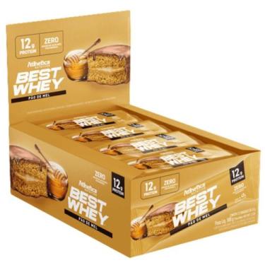 Imagem de Best Whey Bar Display C/12un Sabor Pão de Mel Atlhetica Nutrition