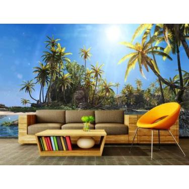 Imagem de Papel de Parede Painel Fotográfico Praia 08 -1,00 X 1,00 - Voce Decora