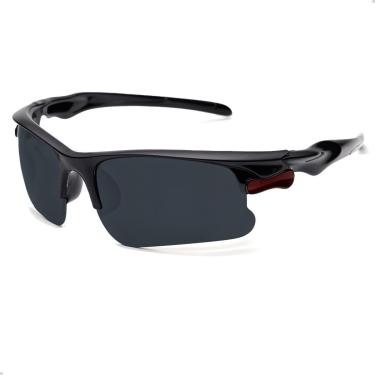 Imagem de Oculos De Sol Masculino Esportivo Bike Corrida Pesca Visão Noturna Unissex-Unissex