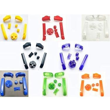 Imagem de Botões A B L R Teclados D Pads Power On Off Botões para Gameboy Advance para Botões GBA (Cor: 7)