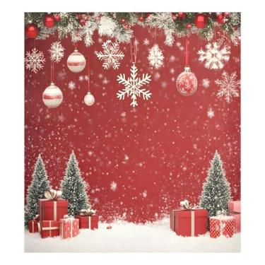 Imagem de SEHANY Capa magnética de bola de Natal, adesivos magnéticos de decoração de Natal antiarranhões para painel de geladeira e lava-louças, decoração de Natal de cozinha doméstica 58 x 66 cm