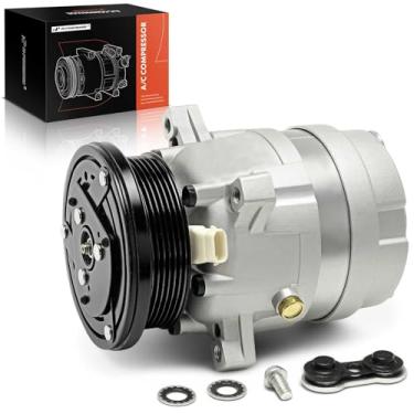 Imagem de A-Premium Compressor De Ar Condicionado Com Embreagem Compatível Modelos Selecionados Buick, Pontiac, Chevrolet E Gmc