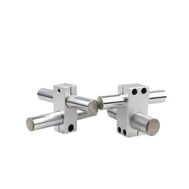 Imagem de Braçadeira de fixação de pilar Vertical Fixo Diâmetro Fixo Liga de Alumínio Eixo Óptico Bloco Cruzado Suporte de Fixação de Tubo de Aço Connecti (25 x 25)