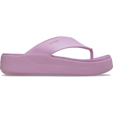 Imagem de Crocs Sandálias femininas Getaway Platform, Hortênsia, 41/42 EU