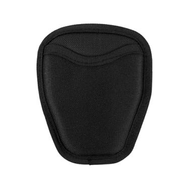 Imagem de 1 coldre aberto superior para algemas, estojo de algema para acessórios de cinto de serviço, serve para corrente padrão ou dobradiça algemas polícia, guarda de prisão