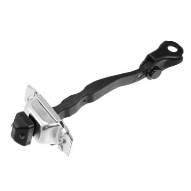 Imagem de A ABSOPRO Correia de bloqueio de porta nº 804309HP0A Conjunto limitador de rolha de verificação de porta do lado do passageiro para Nissan Altima 2015-2018 Metal prateado