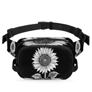 Imagem de Pochete colorida com galo de girassol para mulheres e homens com alça ajustável, bolsa transversal, bolsa de peito, bolsa tiracolo, Cor 3