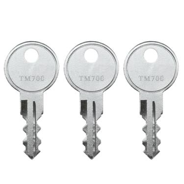 Imagem de (3) Chaves KeyPower TM700 - TM729 para todas as caixas de ferramentas TriMark/Melhor Construído/Kobalt, Usado em Motorhomes, Camper RV, Trailers de Viagem, Fechaduras de Caixa de Ferramentas de
