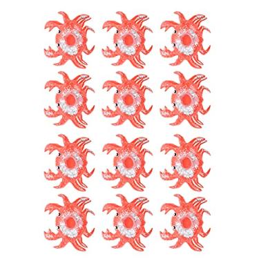 Imagem de aqxreight 12 Peças Porta-Bebidas Infláveis ​​flutuantes Porta-copos para Bebidas de Caranguejo Brinquedos de Banho Divertidos para a Piscina de Verão Ao Redor é de Sua água na Posição Vertical Com