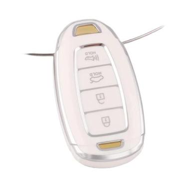 Imagem de Capa De Chave De Carro Hyundai 3 4 Botões TPU Para Elantra Grandeur Ac