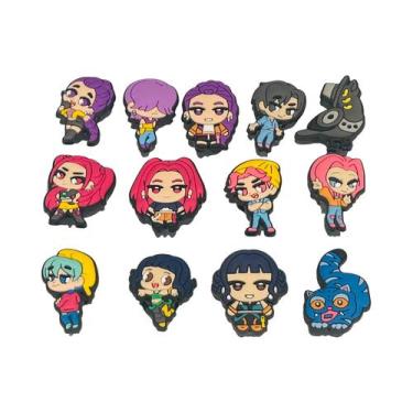 Imagem de Charms De PVC Para Sapatos De Jardim Com Tema De Cantores Pop E Person