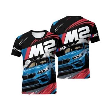 Imagem de Camiseta Esportiva De Manga Curta BMW Para Homens, Performance De Verã