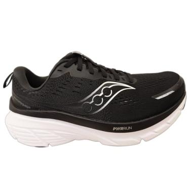 Imagem de Saucony Tênis masculino Guide 18, Preto/branco, 45