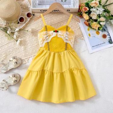 Imagem de Vestido De Princesa Para Meninas Moana Branca Neve Anna Barbie Bell Fa