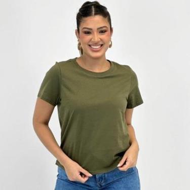 Imagem de Camiseta Malwee Básica Manga Curta Feminina-Feminino