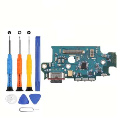 Imagem de Para Samsung Galaxy S24 Plus Substituição Porta de Carregamento USB Conector Dock Cabo Flex Placa Tipo-C Carregador USB Tipo-C Conector de Placa Reparo Reparo Reparo para SM-S926U