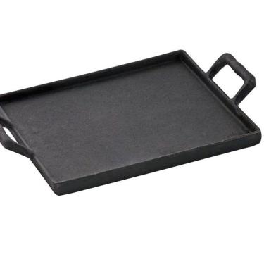 Imagem de Bifeteira Chapa Lisa e Alças em Ferro Fundido