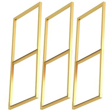 Imagem de pcagfaajmh Suporte de prateleira de tubo quadrado (sem prancha), prateleira de montagem de teto de 30 cm x 59,9 cm com kit de parafusos de instalação, prateleira suspensa de metal de 2 camadas, para