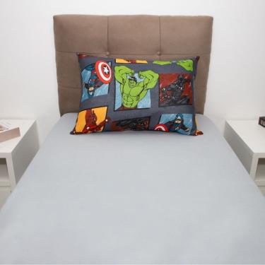Imagem de Jogo Cama Menino Vingadores 100% Algodão C/ Elástico 2 Pçs