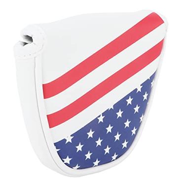 Imagem de RiToEasysports Capas para Cabeça de Taco de Golfe, Couro PU à Prova d'água, Protetores de Fechamento Magnético para Tacos e Tacos de Malho No Campo (Orelhas semicirculares grandes)