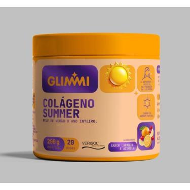 Imagem de Colágeno + Ácido Hialurônico Laranja e Acerola 200 g  - Glimmi-Unissex