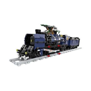 Imagem de Brinquedo De Blocos De Montar Locomotiva Diesel AC6000CW Com Controle 