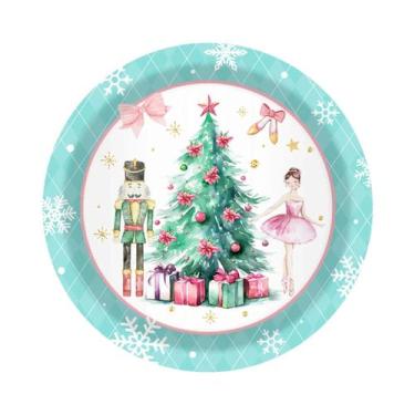 Imagem de Louças Descartáveis De Natal: Pratos, Guardanapos E Copos Com Tema Que