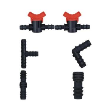 Imagem de Kit De Conexões Para Irrigação Por Gotejamento De 1/2 Polegada, 34 Peç