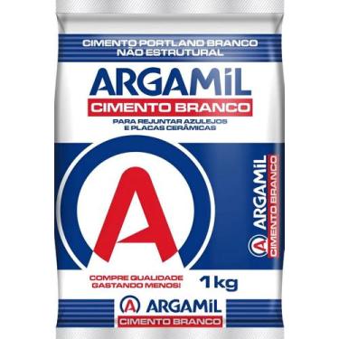 Imagem de Cimento Branco Não-estrutural 1kg Argamil
