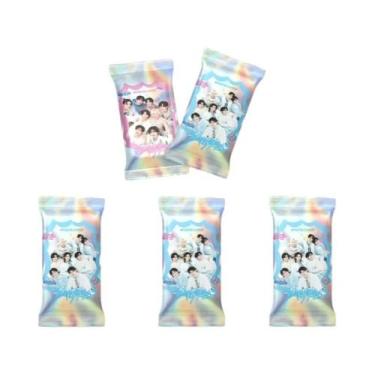 Imagem de Cartão Comemorativo Laser Stray Kids Caixa Surpresa Com 10 Cartões SKZ