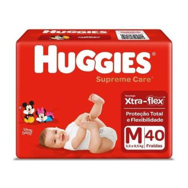 Imagem de Fralda Huggies Supreme Care M 40 Unidades, M, 40