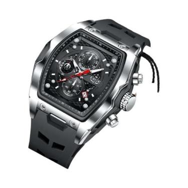 Imagem de Relógio Masculino LIGE De Quartzo Com Pulseira De Silicone Luminosa À 