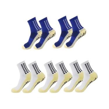 Imagem de Meias Esportivas Masculinas Antiderrapantes Para Futebol, Basquete, Yo