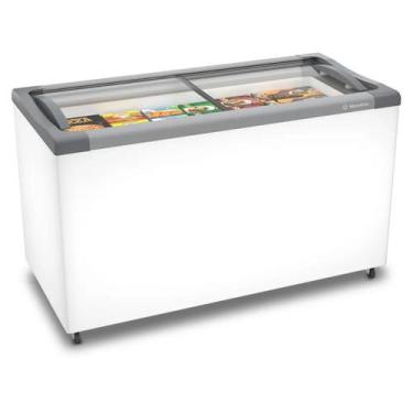 Imagem de Freezer Horizontal NF40S Expositor Tampa De Vidro NF40S Branco 399 Lit