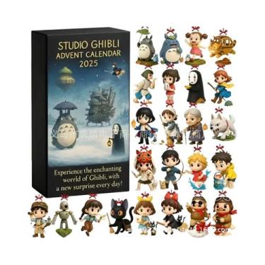 Imagem de Calendário Do Advento De Natal Da Studio Ghibli Com Figuras De Anime C