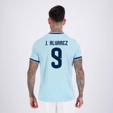 Imagem de Camisa Argentina Lanes Azul 9 J. Alvarez - Balboa, M