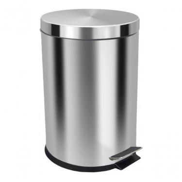 Imagem de Lixeira com Pedal 20L Aço Inox Abertura por Pedal com Cesto Interno Removível Inox