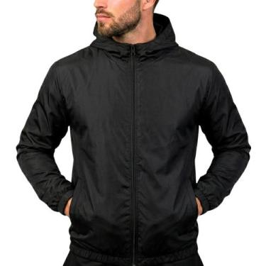 Imagem de Jaqueta Masculina Corta Vento em Tactel com Bolso para Academia e Uso 