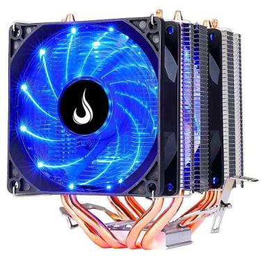 Imagem de Air Cooler Rise Mode Gamer G700, LED Azul, AMD/Intel, 180mm, Preto - R