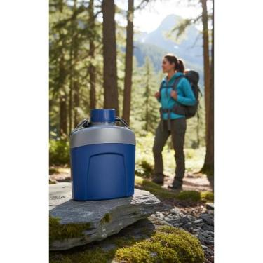 Imagem de Cantil Térmico 600ml Azul - Bebida Gelada por Horas - Congratulations 