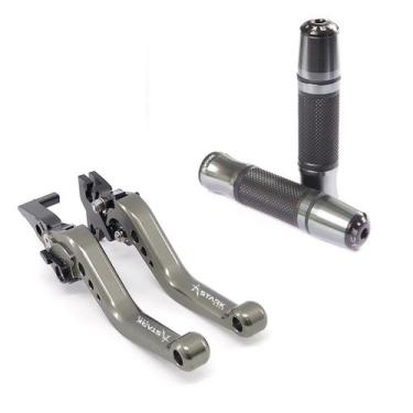 Imagem de Kit Manete Manopla Esportivo Honda Pcx 150 Pcx150 Pcx Todas - Stark Ra