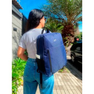 Imagem de Mochila Nylon Bolso Vertical ART Estampada Personalizada Resistente Gr