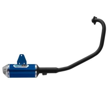 Imagem de Escapamento de Moto Pro Tork Mini 3 Curva Preta Fazer 150 / Factor 125