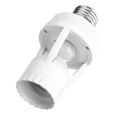 Imagem de Kit 02 Sensor De Presença Com Fotocélula Lâmpada Soquete E27 - Bonanza